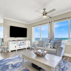 Sapphire Shores Beachfront Condo at Tidewater w/ Chair Setup, Pools, Balcony, Sleeps 6 | Daily Access to Local Activity Experiences