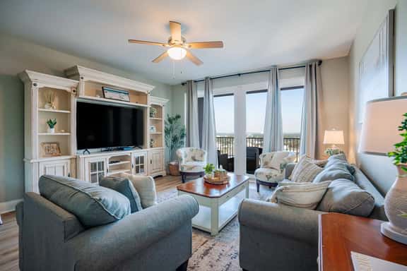 Whitesands Retreat Resort Condo at Laketown Wharf w/ Gulf Views, Balcony, Pools, Sleeps 8 | Included Access to Local Activity Deals Daily - Image 1