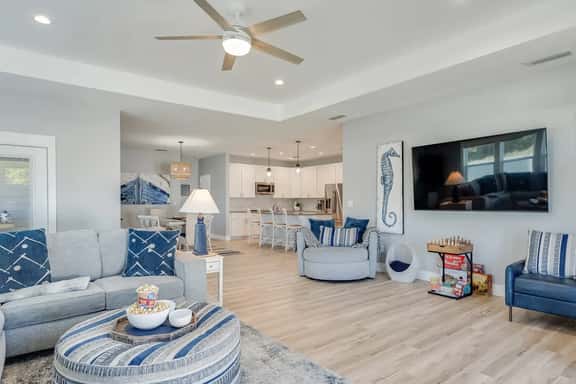 4BR Home with Fenced Yard & Grill - Image 1