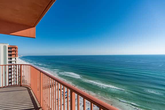 Sunset Shores Oceanfront Condo at Shores of Panama w/ Balcony, Lagoon Pool, Gulf Views, Sleeps 8 | Access Local Activity Experiences Each Day - Image 1