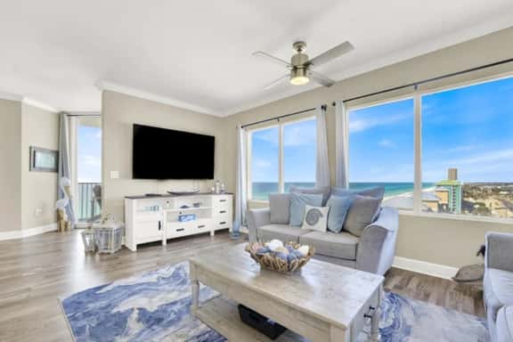 Sapphire Shores Beachfront Condo at Tidewater w/ Chair Setup, Pools, Balcony, Sleeps 6 | Daily Access to Local Activity Experiences - Image 1