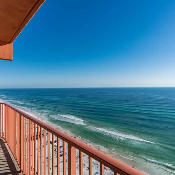 Sunset Shores Oceanfront Condo at Shores of Panama w/ Balcony, Lagoon Pool, Gulf Views, Sleeps 8 | Access Local Activity Experiences Each Day - Image 1