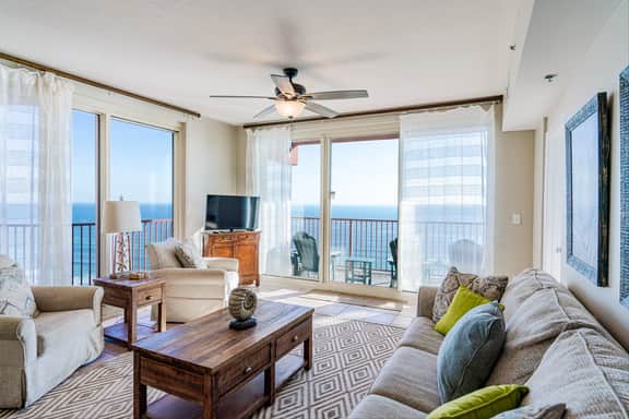 Sunset Shores Oceanfront Condo at Shores of Panama w/ Balcony, Lagoon Pool, Gulf Views, Sleeps 8 | Access Local Activity Experiences Each Day - Image 2